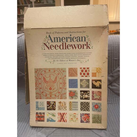 American Needlework Book of Patterns Instructions Simon and Schuster 1963 - Picture 1 of 6